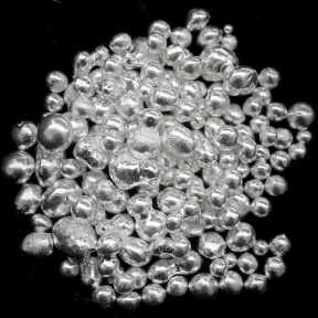 Серебряные гранулы 1 мм Ср99.99 ТУ в Уральске